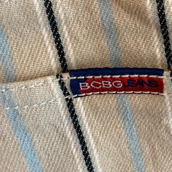BCBGMaxAzria Women’s Pinstriped Bootcut Jeans Size 4 - Picture 7 of 8